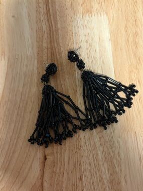 J. Crew Long Tassel Earrings. Like New.